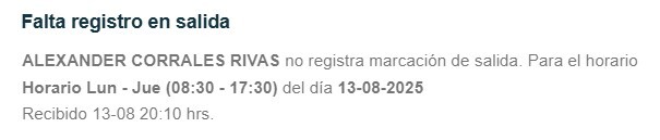 Workera-Alertas-Configurables-Falta-Marca-Salida
