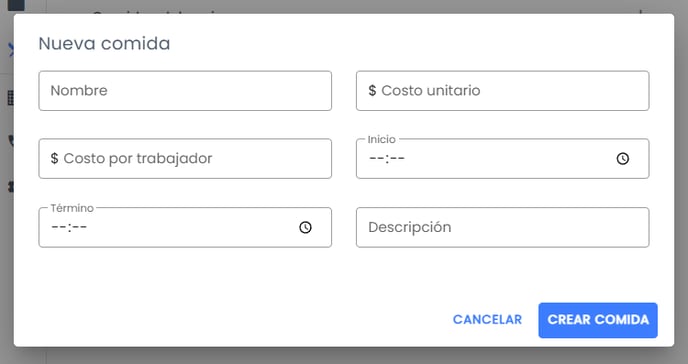 Workera-Casino-Comida-Información