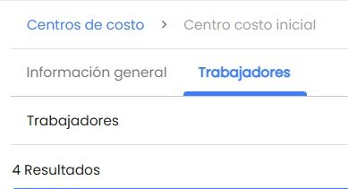 Workera-Compañía-Centro-Costo-Pestañas