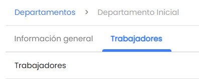 Workera-Compañía-Departamentos-Pestañas