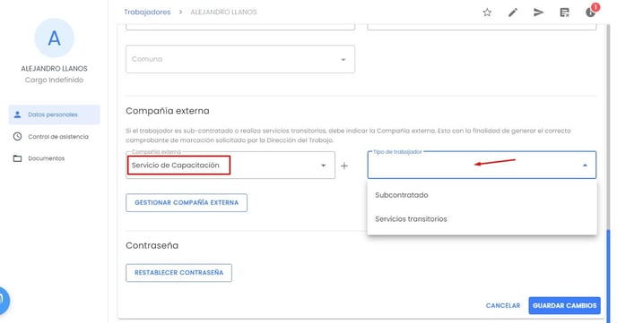 Workera-CompañíaExterna-Asignar-Tipo