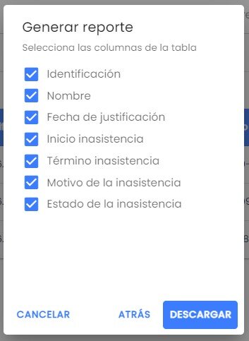 Workera-Justificación-Inasistencia-Reporte-Datos