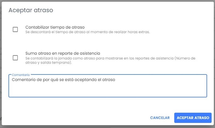 Workera-Justificación-Información-Comentario